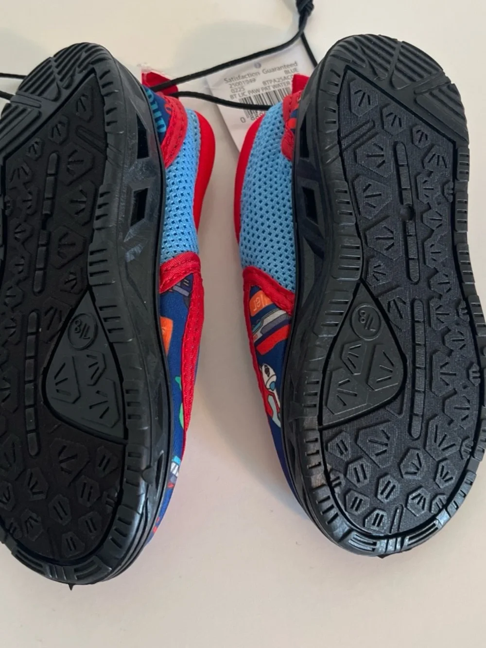 Nickelodeon Paw Patrol Toddler Kids Blue Water Shoes Size 7-8 Summer Beach NWT